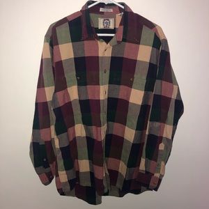 Vintage Sears Picnic Plaid Button Down Top